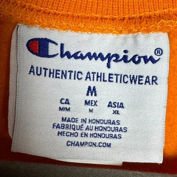 Champion University of TENNESSEE Orange Sweatshirt Mens Size Medium - Picture 3 of 6